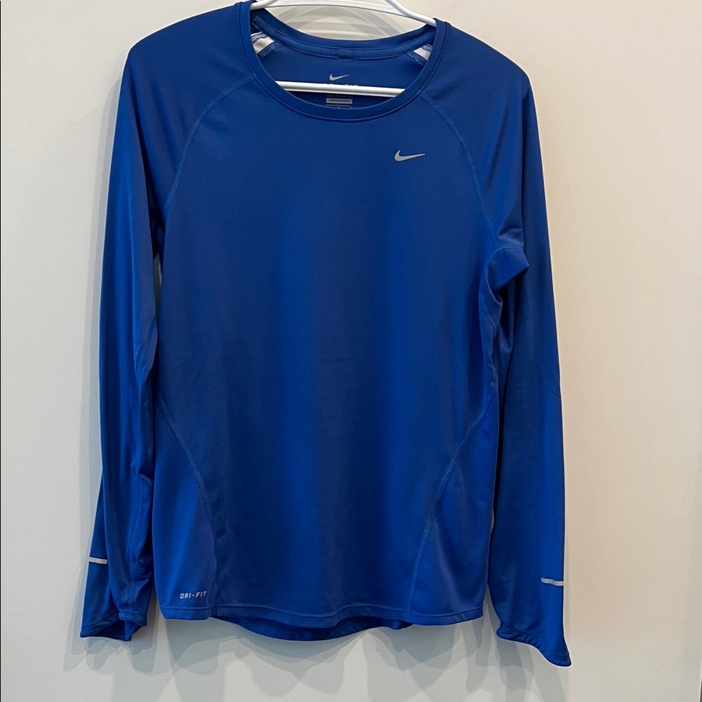 Nike Royal Blue Long-Sleeve Athletic Top